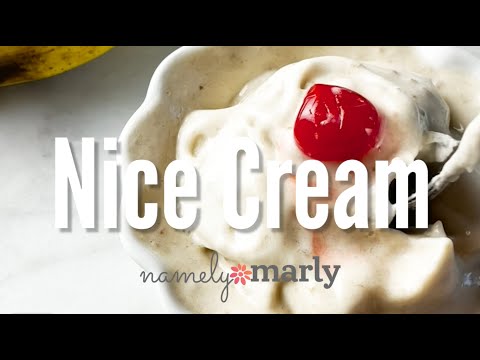Banana Nice Cream Recipe — TWO INGREDIENTS!