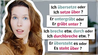 (Un)trennbare Verben für Profis (C1, C2)