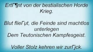 Adorned Brood - Unehrenhaftes Feindesblut Lyrics