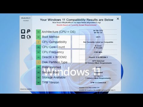 windows 11 compatibility checker