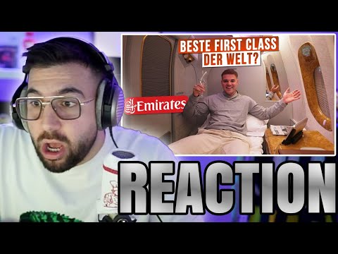 LOHNT SICH EIN FIRST CLASS FLUG? 🤔✈️ Mert Abi reagiert auf FIRST CLASS Flug mit Emirates 🔥