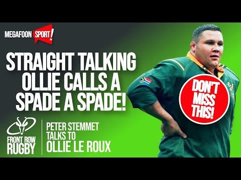 Rugby: No-holds-barred Ollie le Roux: "My career-ending clash with Rudolf Straueli!"  @frontrowrugby