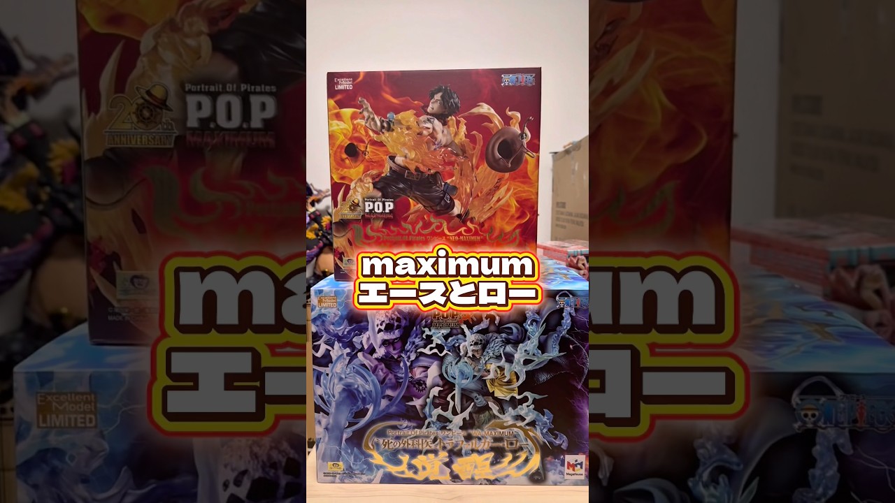 pop maximumエースとロー開けたら最悪の結果に#ワンピース #onepiece #ワンピースフィギュア #onepiecefigure #フィギュア