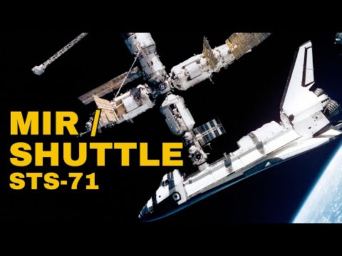Historisches Andocken der russischen Raumfähre Mir an das Space Shuttle | Mission STS-71