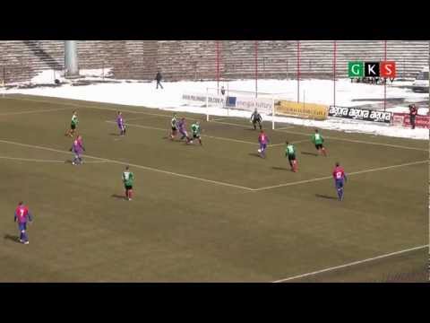 22. kolejka: Polonia Bytom - GKS Tychy 0:3. Skrót meczu