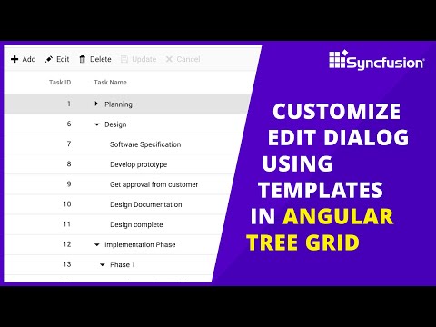 Create an Angular Tree Grid Using Angular CLI and Schematics