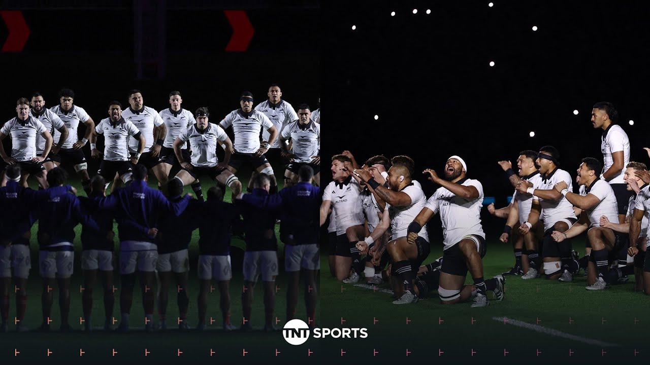 INCREDIBLE SCENES! 🔥 The All Blacks perform the Haka in front of France & Antoine Dupont 😮‍💨