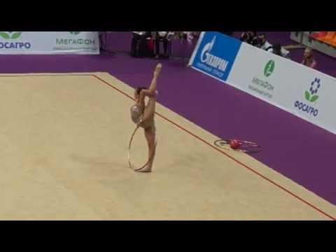 Милена Милачич,обруч Milacic Milena Serbia  MOSCOW R. G. GRAND PRIX  20.02.2015