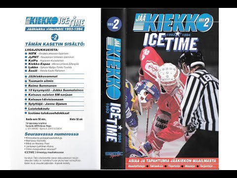 1993-1994 Jääkiekkolehti Ice Time 2