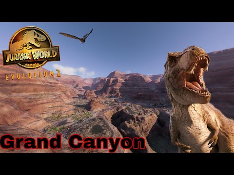Huge Grand Canyon park build in Jurassic World Evolution 2!