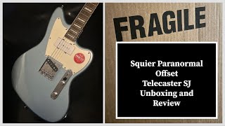 Video thumbnail for Squier Paranormal Offset Telecaster SJ Unboxing, Review, Sounds, and a Look Under the Control Plate by Jonathan Calhoun