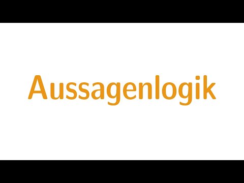 Aussagenlogik #1 - Einführung