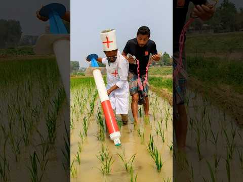 Rice plant treatment🤣🤣 #viralreels #ukreels #comedyreels #funnyeurope #brazil #comedy #memes video
