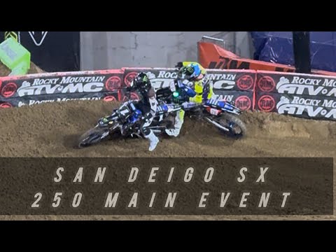 250 Main Event San Diego Supercross 2026 | Deegan vs Anstie || Mcadoo vs Hymas vs Mosiman 
