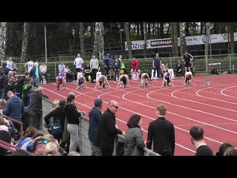100m M bieg 3 - Poznań 20220430