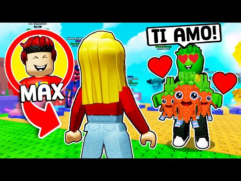 MI FINGO UNA RAGAZZA CARINA E GIGINO CI PROVA CON ME su ROBLOX PIANTE VS BRAINROT..