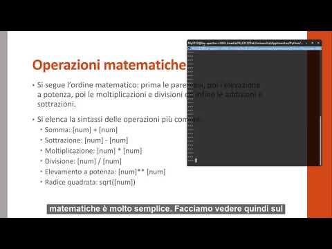 Python - Episodio 2 - variabili e operazioni su numeri e stringhe