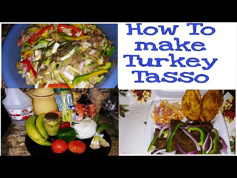 How to make Turkey Tasso|RecetteFacile|Recetteayisyen|Vin aprann Fé Turkey Tasso