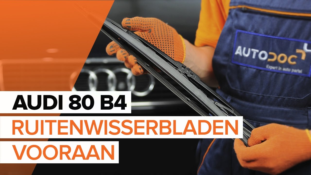 Hoe ruitenwissers vooraan vervangen bij een Audi 80 B4 – Leidraad voor bij het vervangen