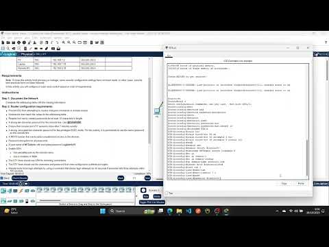 16.5.1 - Packet Tracer - Secure Network Devices