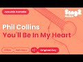 Phil Collins You Ll Be In My Heart Acoustic Karaoke
