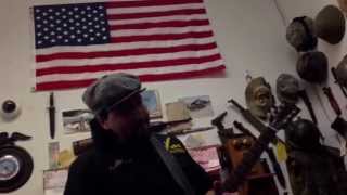 Jr. Rocks a Gibson Les Paul junior  at GRANTERS pawn shop.