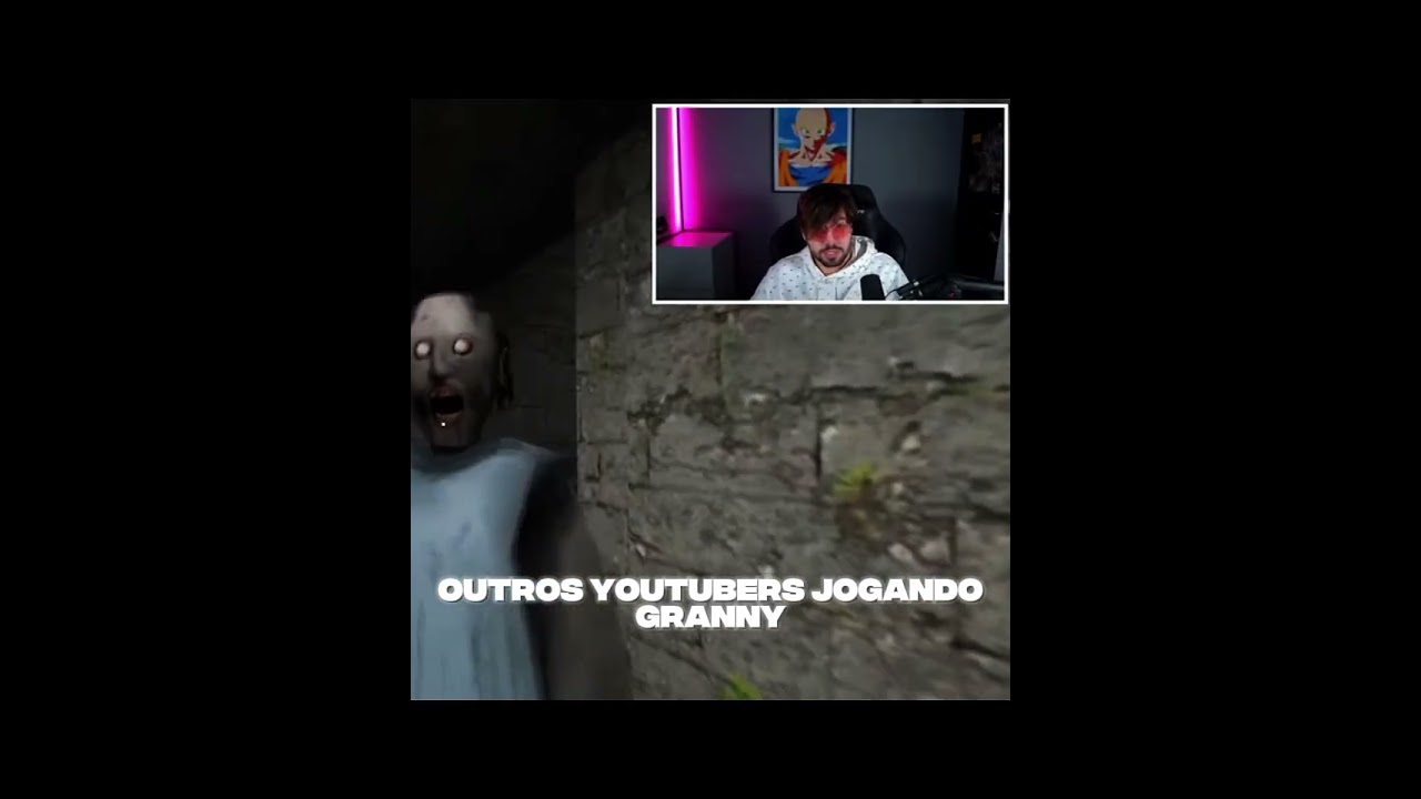 Youtubers VS Jazzghost Playing Granny☠️ #capcut #edit #Jazzghost #phonk #skull #Youtubers #granny