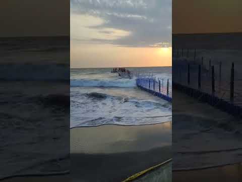 #Calicut beach #evening #sunset #short video