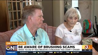 Download the video "Brushing scam sends free, unwanted junk to Scottsdale couple"