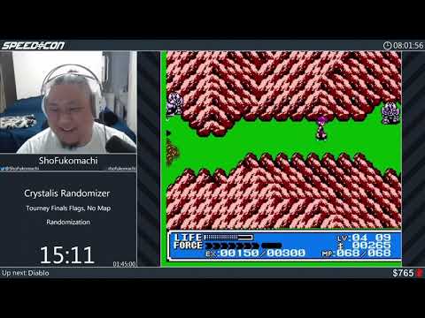 Crystalis Randomizer - Tourney Finals Flags, No Map Randomization by ShoFukomachi | SpeedCon 2021