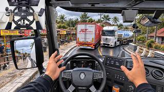 Download lagu Narrow Roads & Heavy Traffic - Euro Truck Simulator 2 (DLSS-5) | Steering Wheel Gameplay mp3