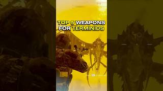 The 5 BEST GUNS For TERMINIDS IN 2025! Helldivers 2! #helldivers2 #helldivers #gaming