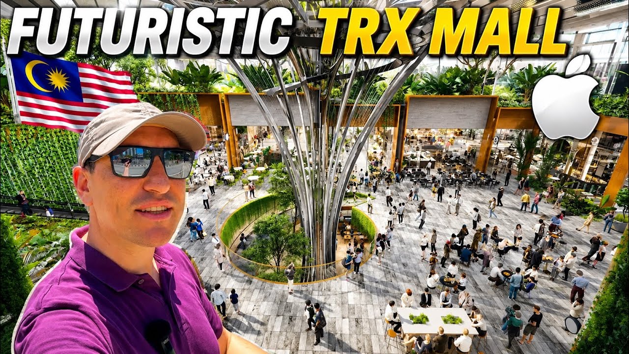 I was shocked to see TRX MALL In Malaysia KL. A multiple billion dollar project. 🇲🇾