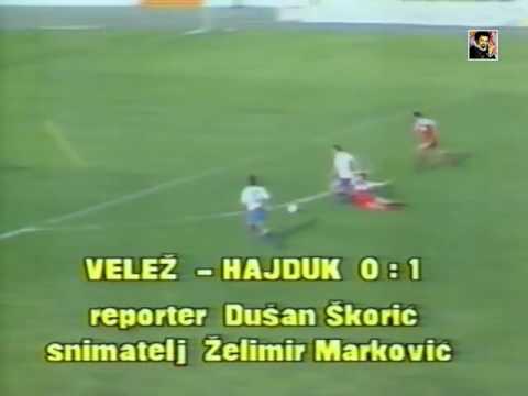 Velez- Hajduk 28.  kolo 1987 0:1