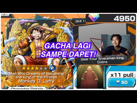 KHILAF LAGI AKUN 4950RD BUAT GACHA LUFFY EX! HARUS DAPET POKOKNYA. ONE PIECE BOUNTY RUSH (OPBR)