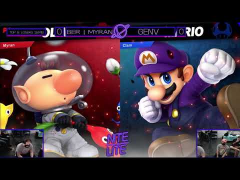 Myran (Olimar) vs. GENV (Mario) | NITE LITE | Top 8 Losers Finals