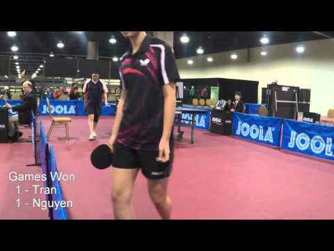 2015 JOOLA North American Team Championships:  Sabrina Tran (1762) vs. Minh Ngoc Nguyen (~1850)