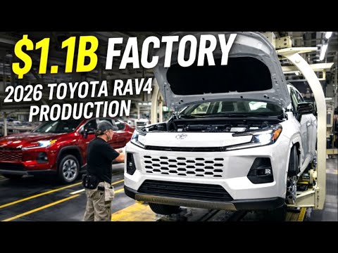 Thumbnail for 2026 Toyota RAV4 Production Inside the $1 1B Factory That Builds It by Toyota, video, Toyota RAV4, Lexus, Car, Vehicle, vide