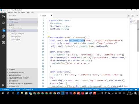 Recording API-Summit 2017: Web APIs mit moderner Web-Technologie konsumieren (Teil 2)