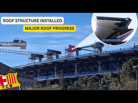Camp Nou Structural Progress Surges! Massive Compression Ring Lift & Facade Milestone