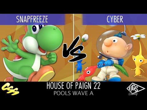 [House of Paign 22] Wave A Pools: Snapfreeze (Yoshi, Hero) vs. Cyber (Olimar)