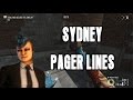 PAYDAY 2 SYDNEY PAGER ANSWERS New Character