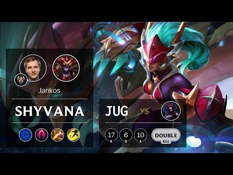 Shyvana Jungle vs Elise - EUW Challenger Patch 9.24