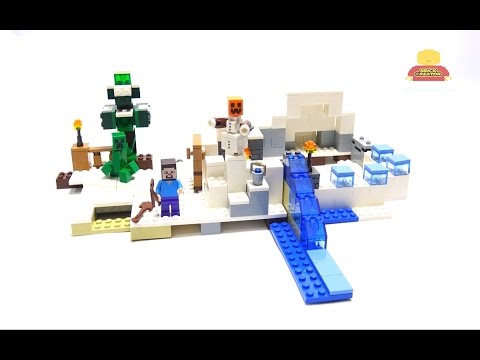 Vidéo LEGO Minecraft 21120 : La cachette dans la neige