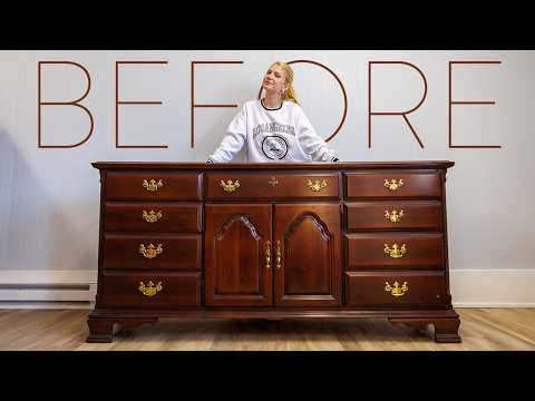 Extremes Kommoden-Makeover! Anleitung für eine Holzimitation