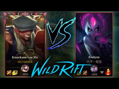 LEE SIN vs. EVELYNN JUNGLE | MAP HACK!? - WILD RIFT