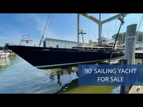 90’ Sailing Yacht For Sale | Harbor Shoppers