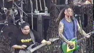 Soulfly - &quot;Eye For An Eye&quot; (live featuring Dino Cazares at Ozzfest 2000 in Ohio)