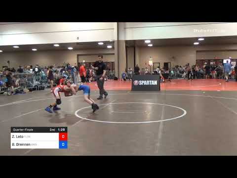 74 Lbs Quarterfinal - Zachary Leto, Florida Vs Bryson Drennen, Grindhouse Wrestling 59c7