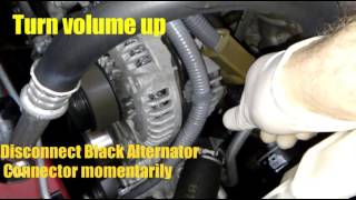 2012-2015 Camry/Corolla Alternator quick noise diagnosis